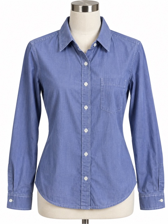 Talula Tops - Talula Classic Fit Blue Button-Up Shirt Women’s Size S